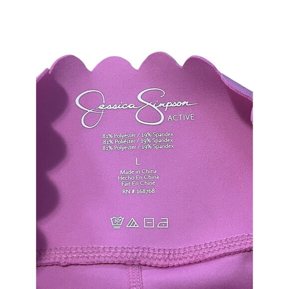Jessica Simpson NWT‎ Pink Activewear Pants Sz L (MSRP $39.99) - Picture 2 of 7